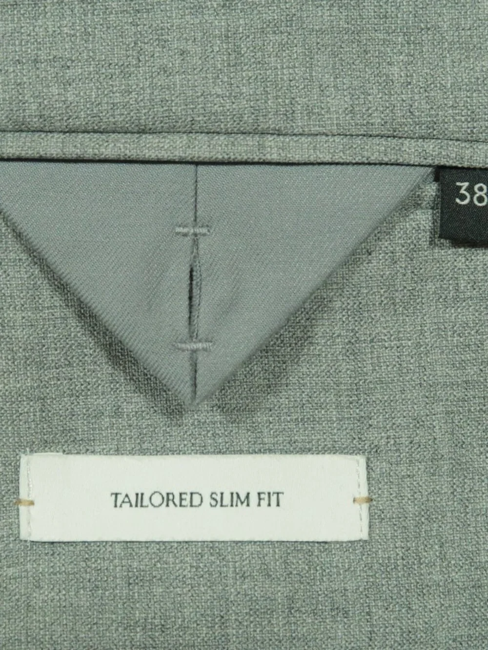 Banana Republic Rustico Wool Jacket Blazer Mens 38S Gray Tailored Slim Fit New
